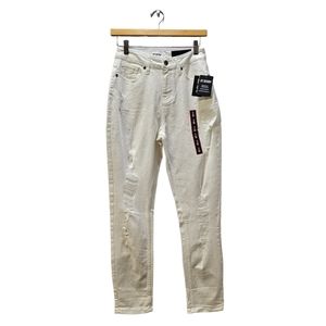 NWT Hot Topic Denim White Mom Jeans Womens Size Small (HT Denim Size 3)